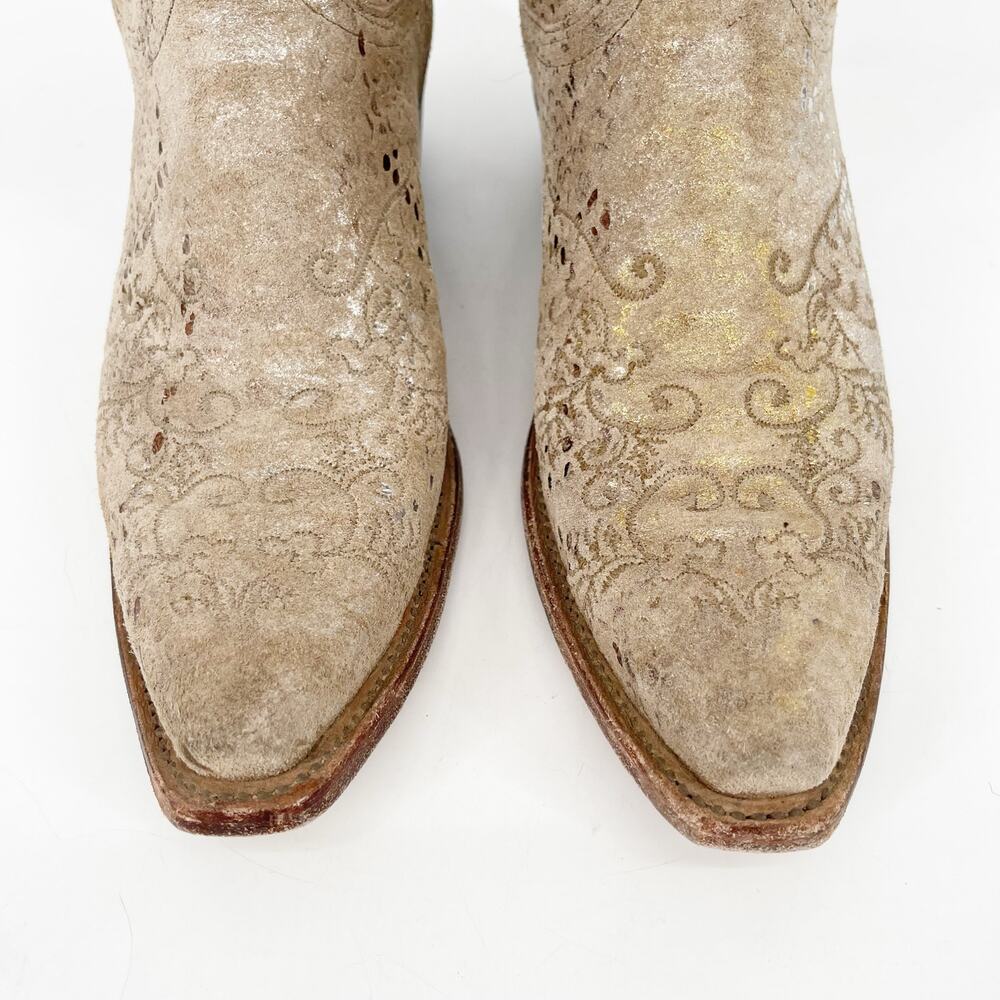 Lucchese Women’s 7 Stone Metallic Python Print Su… - image 7